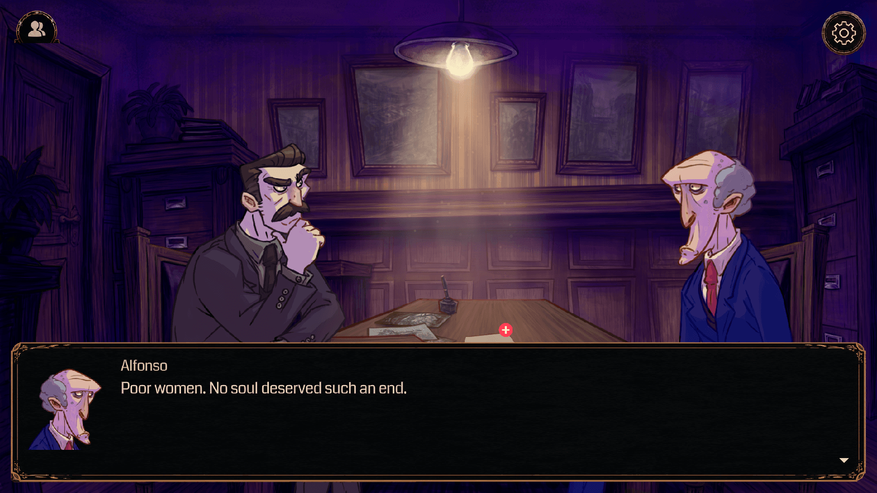 Alfonso Garcia in a dialogue scene from Folio Detective